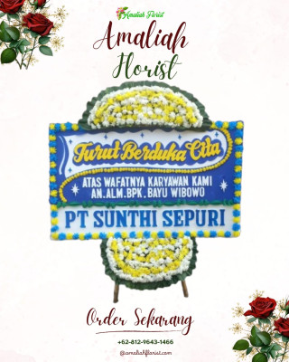 Papan Bunga Duka di Setiaratu